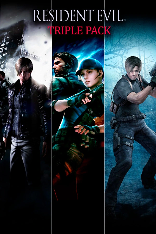 Pacote Triplo Resident Evil (4, 5 e 6)